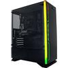 CoolBox DeepGaming Antrax - PC Desktop gaming (Intel Core i7-9700, 16GB RAM, 240GB SSD + 2TB HDD, Nvidia GTX1650 4GB GDDR5, senza sistema operativo) nero