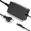 new net - Alimentatore Caricatore Caricabatteria da 15V 2.58A 44W Compatibile con Notebook Microsoft Surface PRO 3 PRO 5 Book 2 Book 1 Laptop 2 PRO 4 Go con Porta USB da 5V-1A 5W [ Microsoft ]