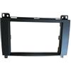 Electric House Mascherina telaio auto montaggio autoradio Adattatore stereo 2 doppio iso din compatibile con Mercedes Benz Classe A W169 Classe B W245 Sprinter Viano Vito MS252/ST