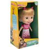 Masha&Orso Bambola masha 23 cm - vestito da festa e codini, ideale per bambini