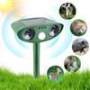 PLLYPE Repellente per Gatti, Ultrasuoni Solare Repellente Gatti, Ultrasuoni Dissuasore per Gatti Solare, Dissuasori per Piccioni Ultrasuoni, Ultrasuoni Solare Repeller per Piccioni