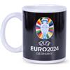 Hy-Pro Euro 2024 Tazza in Ceramica, Licenza Ufficiale, Nero
