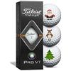 Titleist Pro V1 Christmas Golfbälle - 3er Pack
