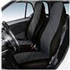Cora manufacturing Coprisedili anteriori personalizzati Smart Fortwo tess. misto cotone grigio/nero