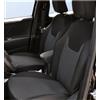 Cora manufacturing Coprisedili anteriori personalizzati JEEP Renegade 14/Compass 17, DACIA Duster 10/Sandero 20/Jogger 21 tess. rigato nero