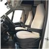 Cora manufacturing Coprisedili anteriori personalizzati Fiat Ducato camper tess. misto cotone piombo/crema