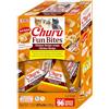 INABA Churu Fun Bites Snack per Gatti, Bocconcini di Pollo con Cuore di Pollo - 8 Pack x 12gr - Morbido e Cremoso - Cibo per Gatti Senza Conservanti o Coloranti Artificiali, Grain-Free