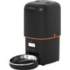 EMOS - Mangiatoia automatica da 4 l - Pet Care - Mangiatoia automatica per gatto e cane con timer programmabile - Distributore di cibo con dosaggio 1 - 6 pasti al giorno - nero