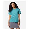 Columbia Wild Springs W - T-shirt - Donna - Blu
