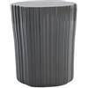 Kartell - Tavolino d'appoggio Corteza - Grigio - Polietilene riciclato - Designer Patricia Urquiola