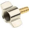 Web Truck Attacco per pneumatici M16 x 1,5, con bocchetta per tubo 6 mm