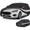 Holthly 10 strati Telo Copriauto per Ford Focus Hatchback(1999-2025),100% copertura auto impermeabile,Telo Copri Auto per Esterno,impermeabile,protezione UV,antivento,antipolvere