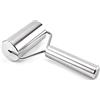 Karkar Mattarello piccolo in acciaio inox - Mattarello per mattarello, perfetto per fondente, pizza, torte