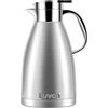 Luvan 1.8L Thermos, Caraffa Termica in Acciaio Inox, Thermos Caffe 12h Caldo e 24h Freddo a Thermos a Doppia Parete sottovuoto Teiera isolata per tè Succo caffè