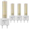 ALQFFHL G12 LED Lampadina 15W, Lampade del Mais di Bi-Pin (Alogena/Incandescente Equivalente 120W), 1500 Lumen, per la Casa/la Strada/il Giardino/il Paesaggio/Magazzino, Pacchetto di 4 (Bianco Freddo 6000K)