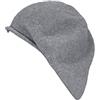 Kopka Accessories - Berretto da basco, lavorato a maglia, da donna, estivo, lavorato a maglia Marne grigia chiara Taglia unica