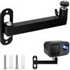 mimzemamz Supporto Per Proiettore A Parete, Supporto Proiettore Regolabile con Rotazione a 360°, Staffa Proiettore in Metallo con Vite da 1/4 per Home Cinema, Ufficio, Sala Giochi
