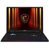 MSI Raider 18 AI A2XWIG-229IT, ", processore Intel® Core Ultra 9 285HX, 64 GB, 4000 GB SSD, Black