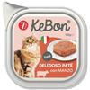 KEBON Gatto Vaschette delizioso patè con MANZO conf. da 100 gr
