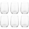 KASANOVA set 6 bicchieri acqua in vetro cristallo