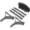 RYOBI Kit Mulching (3 Lame Mulching da 70 cm + 2 deflettori + tapparella) Rider RY72ZTRX137-310