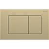 PLACCA DI COMANDO GEBERIT SIGMA 40 SQUARE ACCIAIO INOX OTTONE SPAZZOLATO 115.629.QF.1