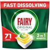 FAIRY Pastiglie Lavastoviglie Original All in One Limone, 71 pz