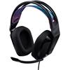 Logitech Cuffie riduzione del rumore gaming a filo con microfono Logitech G335 - Nero - refurbished