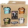 Bizak Fuggler, confezione da 5 figure da 6,5 cm con poster da collezione, 44 figure da collezione, per bambini e ragazze +4 anni (64110400-5)