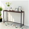 HOMERECOMMEND Consolle per ingresso stretto divano tavoli da ingresso tavolo rustico stretto console d'ingresso tavolo console porta d'ingresso tavolo d'accento per soggiorno ingresso corridoio corridoio rustico