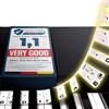 BELFORT Note Pianoforte in Silicone Rimovibili - 88/61 Tasti, Nero e Bianco | Strisce silicone rimovibili e riutilizzabili per pianoforte 88 e 61 tasti. Per principianti. Nero e bianco. eBook.
