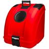 POW Pet Carrier Trasportino per Cani E Gatti da Agganciare A Scooter, Moto, Bicicletta E Adatto Anche in Auto - Rosso con Inserti Neri