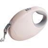 Flyzoo Guinzaglio per Cani e Gatti Retrattile e Allungabile, 3M Guinzaglio con Impugnatura Antiscivolo per Cani Media Piccola Fino a 15KG. (Pink, 3M)