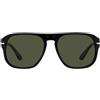 Persol Occhiali da sole PO3310S Jean 95/31 Unisex colore Nero lente verde taglia 57 mm