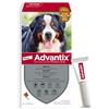 Advantix® Spot-on antiparassitario per Cani da 40 kg a 60 Kg, 6 pipette da 6 ml. Elimina zecche, pulci, pidocchi e larve di pulce in casa. Protegge da zanzare, pappataci e rischio di leishmaniosi.
