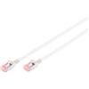 DIGITUS Cavo LAN Cat 6-1,5 m - Sottile - Cavo di Rete RJ45 - Schermato U/FTP - Compatibile con Cat-6A - Grigio