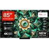 TCL 85Q7C 85" QLED TV 4K QD-Mini LED, HDR Premium 2000, Google TV (Dolby Vision IQ & Atmos, Pannello HVA, Refresh Rate 144Hz, Game Master, Google Assistant Hands-Free, Apple AirPlay 2 & Alexa)