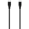 AISENS - A107-0703 - Cavo USB 3.2 Gen2X2 20Gbps 8K@30Hz 5A 100W E-Marker, Tipo USB-C/M-USB-C/M, Nero, 1.5M