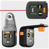 Tyrry Livella Laser 4 in 1 con Supporto Muro, Livella a Bolla, Raccogli Polvere per Trapano e Ventosa a Vuoto Elettronica, Per Appendere Quadri e Miglioramenti in Casa