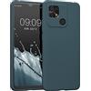 kwmobile Custodia Compatibile con Xiaomi Redmi 10C Cover - Back Case per Smartphone in Silicone TPU - Protezione Gommata - ardesia scuro