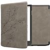 kwmobile Custodia eReader Compatibile con Pocketbook InkPad 4 / Color 3 / Color 2 Cover - eBook Reader Flip Case - Cover eReader Magnetica Pelle PU Magnolie