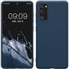 kwmobile Custodia Compatibile con Samsung Galaxy S20 FE Cover - Back Case per Smartphone in Silicone TPU - Protezione Gommata - blu marino