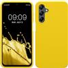 kwmobile Cover per Samsung Galaxy A16 5G Custodia - Back Case per Smartphone in Silicone TPU - Protezione Gommata - giallo radiante