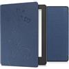 kwmobile Custodia eReader Compatibile con Kobo Aura H2O Edition 2 Cover - eBook Reader Flip Case - blu scuro - Viticci