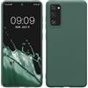 kwmobile Custodia Compatibile con Samsung Galaxy S20 FE Cover - Back Case per Smartphone in Silicone TPU - Protezione Gommata - verde militare