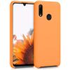 kwmobile Cover per Huawei P Smart (2019) Custodia - Back Case per Smartphone in Silicone TPU - Protezione Gommata - arancia fruttata