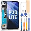 ARSSLY Schermo per Huawei P30 Lite 2019/nova 4e LCD Display Touch Digitizer Parti di Ricambio di Riparazione con Strumenti(Solo per 48MP)
