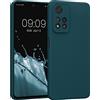 kwmobile Custodia Compatibile con Xiaomi Redmi Note 11 Pro+ 5G / Note 11 Pro Plus 5G Cover - Back Case per Smartphone in Silicone TPU - Protezione Gommata - petrolio matt