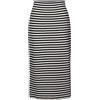 Street One Female A361701 - Gonna Effetto Maglia, 42 W, Colore: Nero, Nero, (42W) EU