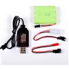 Ni-MH PACCO BATTERIA 3,6v 2400mAh 52x44x15mm CON RICARICA USB SM 2P KET JST E3E1